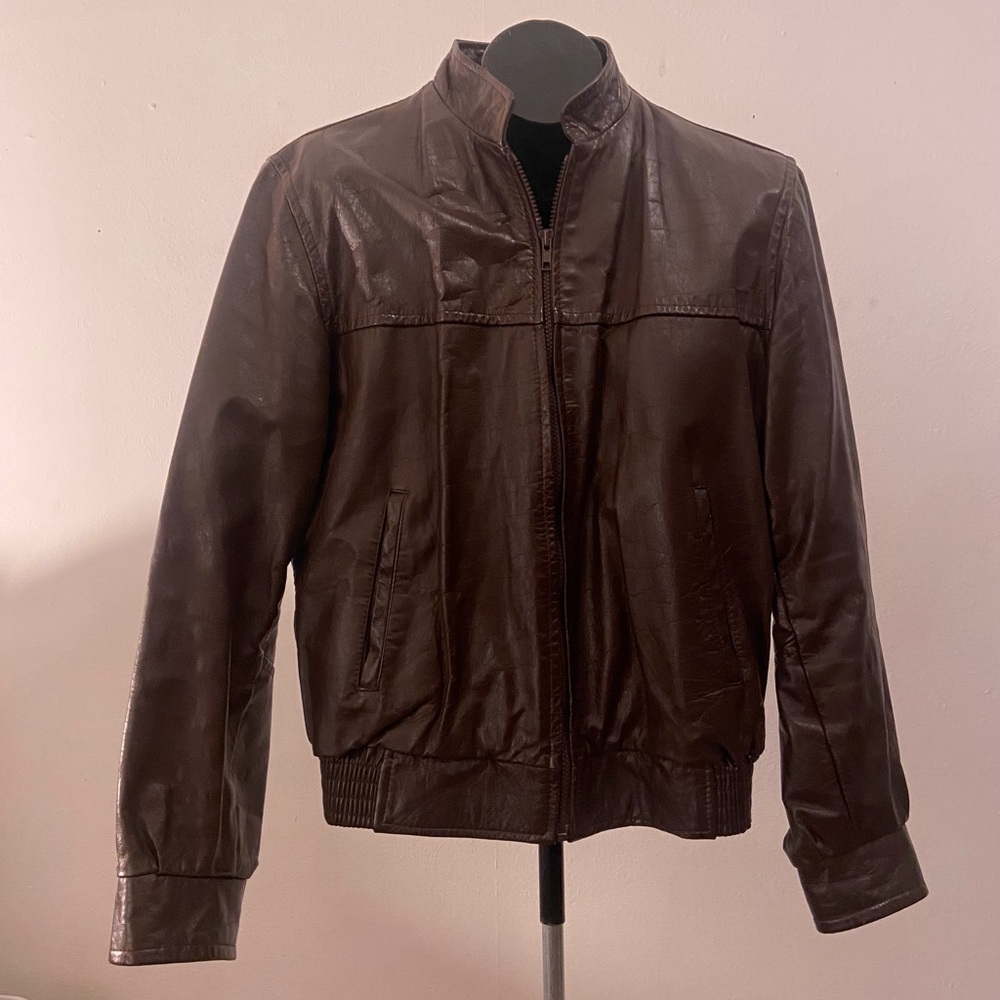 Men's Brown Leather Jacket